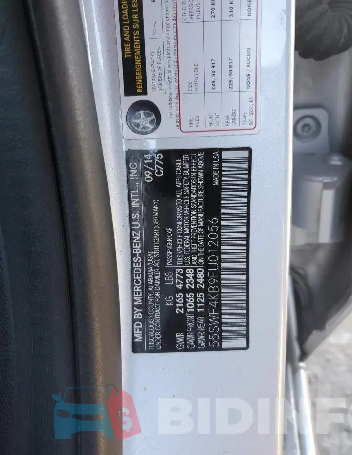 55SWF4KB9FU012056 Photo# 12