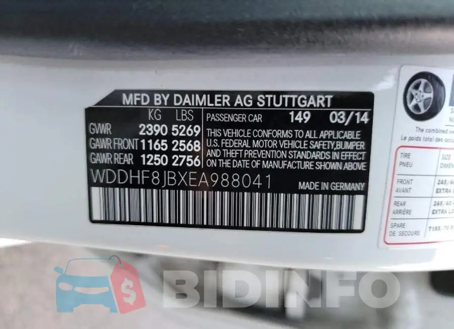WDDHF8JBXEA988041 Photo# 10