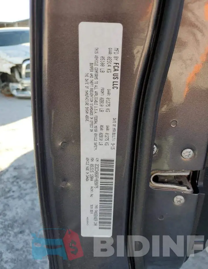 2C3CDXBG6FH926075 Photo# 12