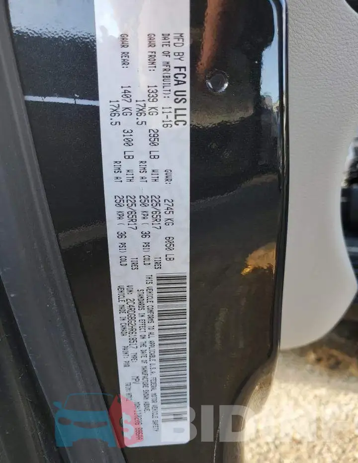 2C4RDGBG2HR618517 Photo# 14