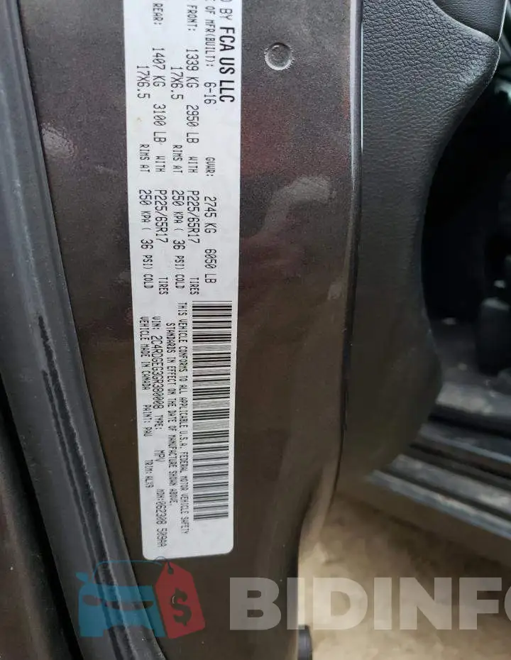 2C4RDGEG3GR380008 Photo# 13