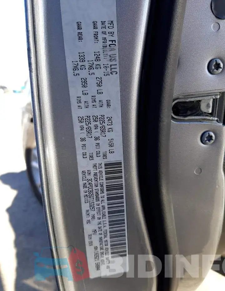 3C4PDCBG5GT153257 Photo# 13