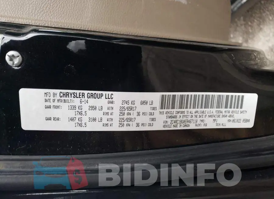 2C4RC1BG0ER467110 Photo# 14