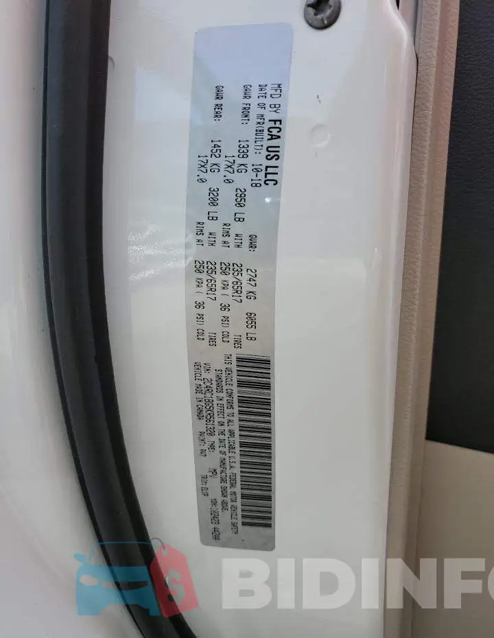 2C4RC1BG5KR561320 Photo# 13