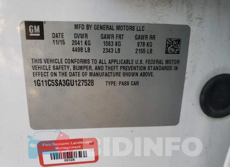 1G11C5SA3GU127528 Photo# 13
