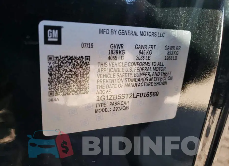1G1ZB5ST2LF016569 Photo# 10