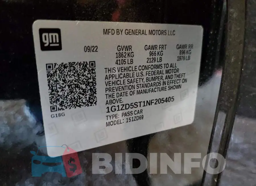 1G1ZD5ST1NF205405 Photo# 12