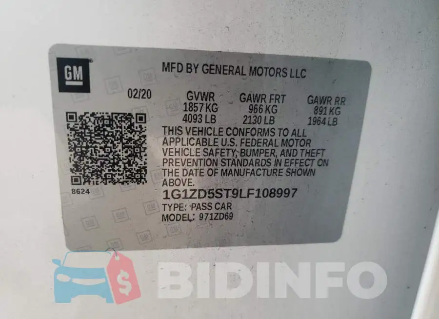 1G1ZD5ST9LF108997 Photo# 10