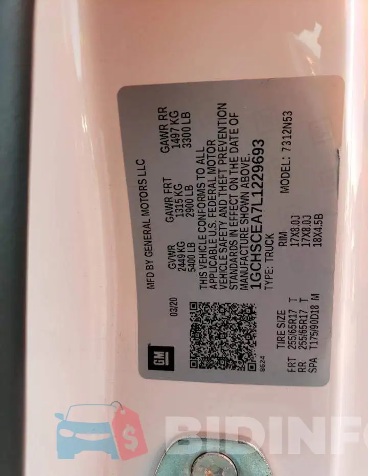 1GCHSCEA7L1229693 Photo# 12