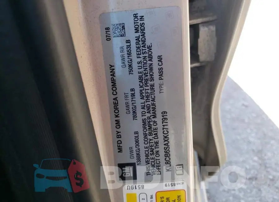 KL8CB6SAXKC717919 Photo# 10