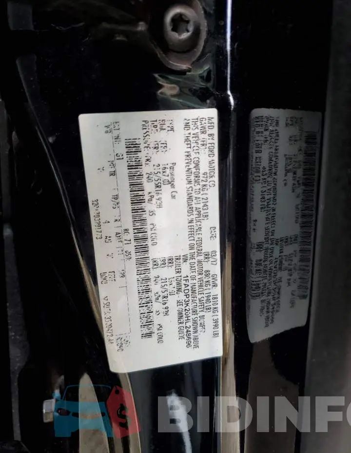 1FADP3K20HL248696 Photo# 12