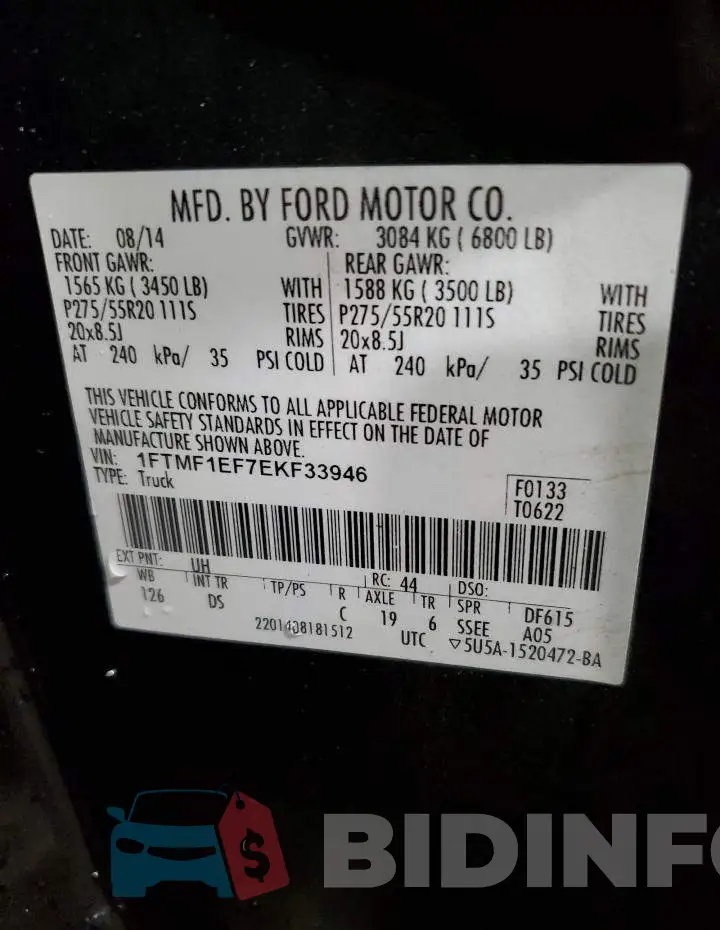 1FTMF1EF7EKF33946 Photo# 12