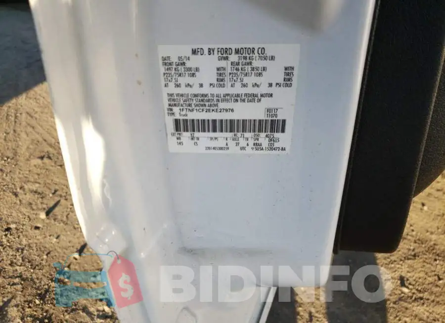 1FTNF1CF2EKE27976 Photo# 12