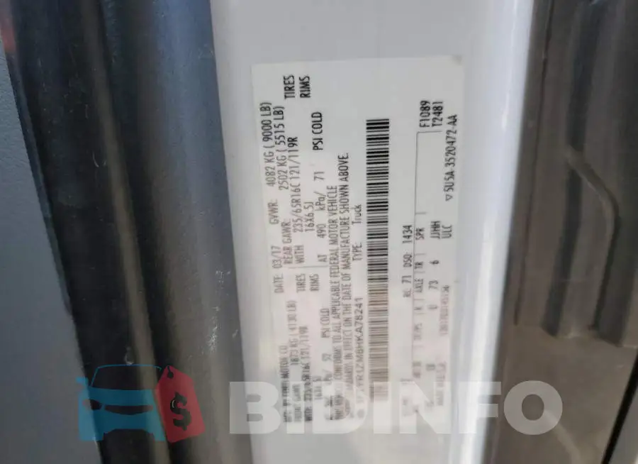 1FTYR1ZM8HKA78241 Photo# 14