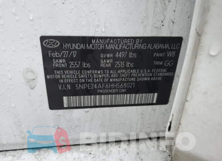 5NPE24AF6HH568021 Photo# 12