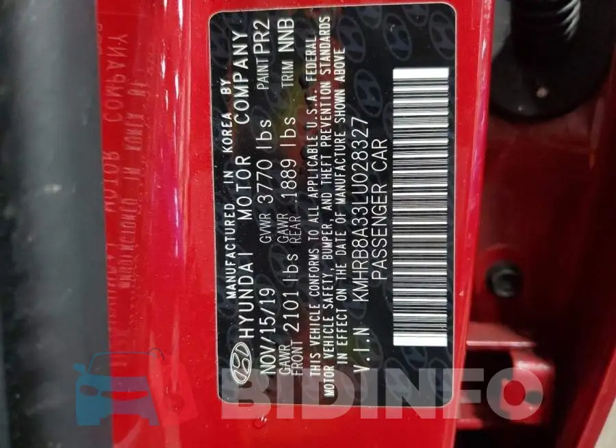 KMHRB8A33LU028327 Photo# 13