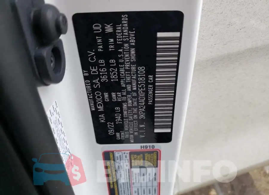 3KPA24ADXPE518108 Photo# 12