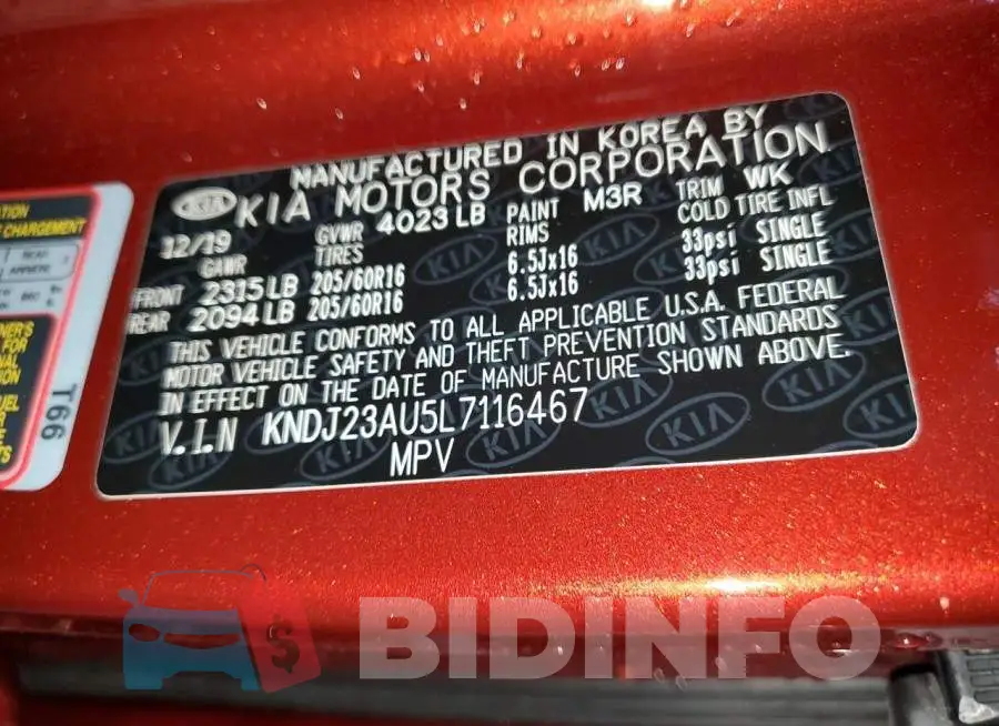 KNDJ23AU5L7116467 Photo# 12