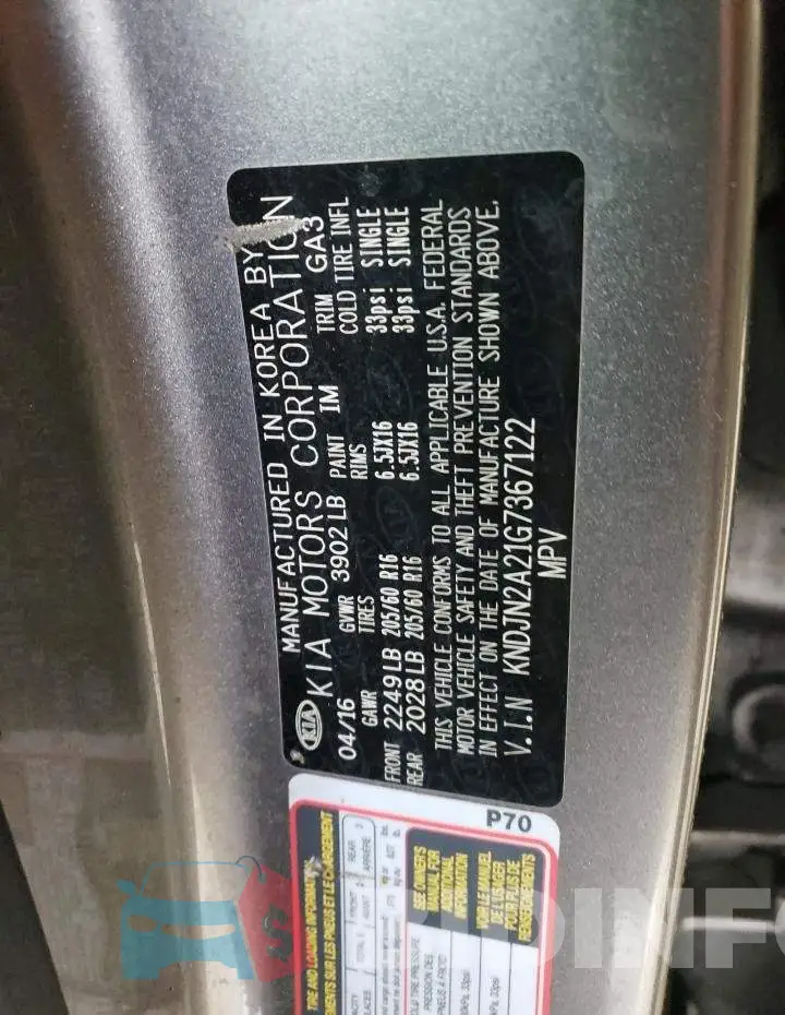 KNDJN2A21G7367122 Photo# 10