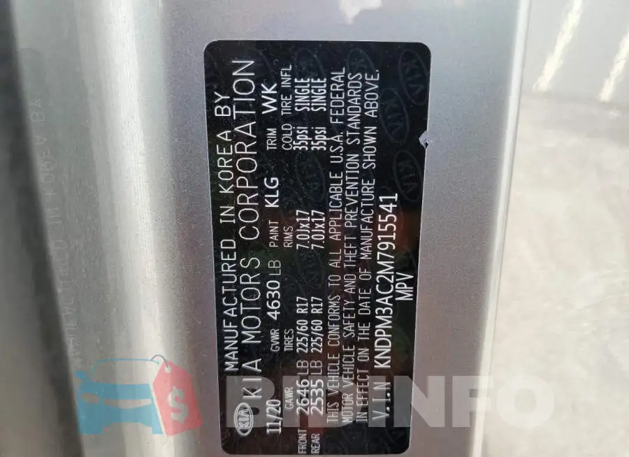 KNDPM3AC2M7915541 Photo# 13
