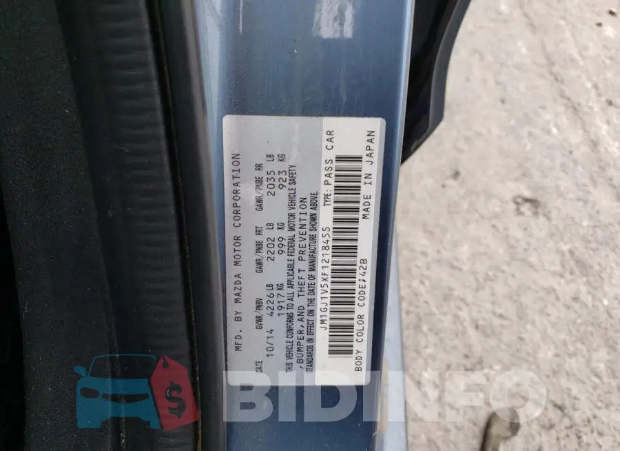 JM1GJ1V5XF1218455 Photo# 12