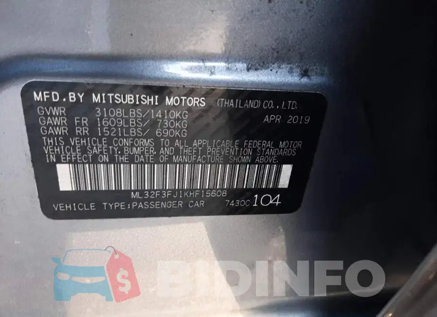 ML32F3FJ1KHF15608 Photo# 12