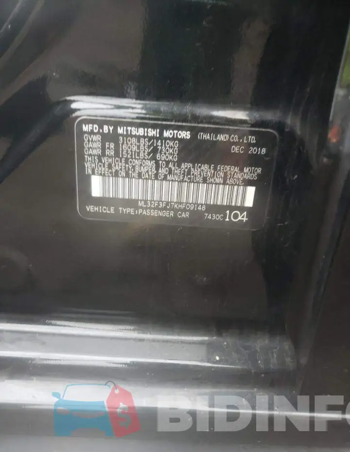 ML32F3FJ7KHF09148 Photo# 12