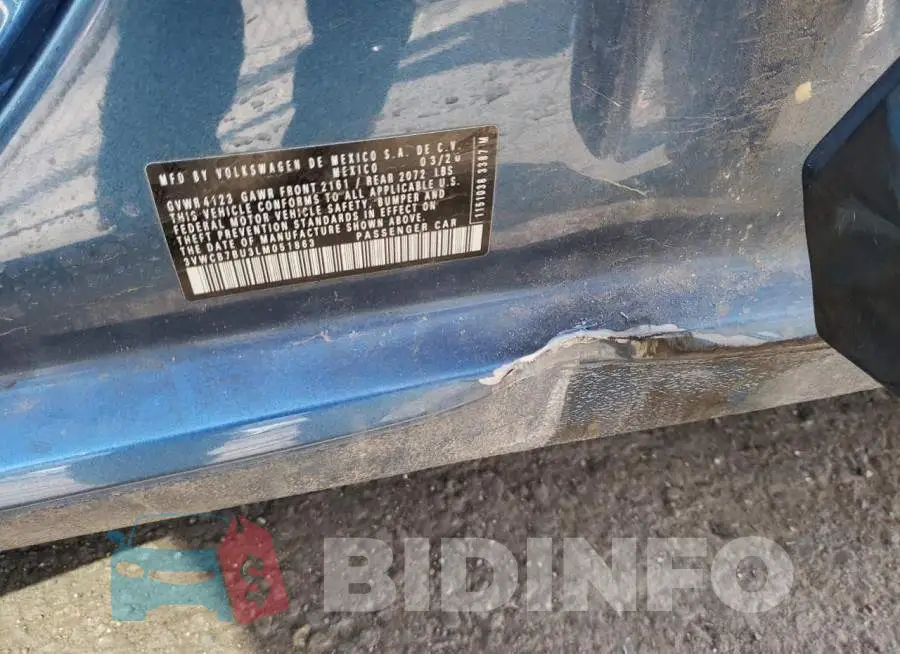 3VWCB7BU3LM051863 Photo# 12