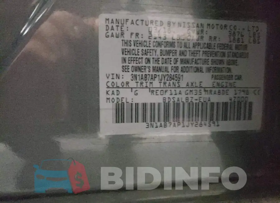 3N1AB7AP1JY284591 Photo# 13