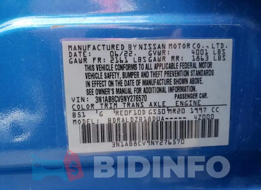 3N1AB8CV9NY276570 Photo# 12
