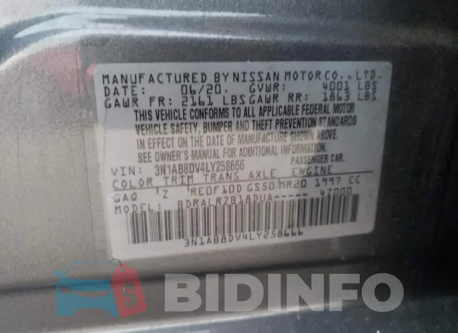 3N1AB8DV4LY258666 Photo# 12