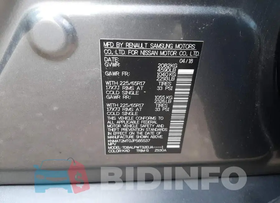 KNMAT2MT0JP585537 Photo# 13