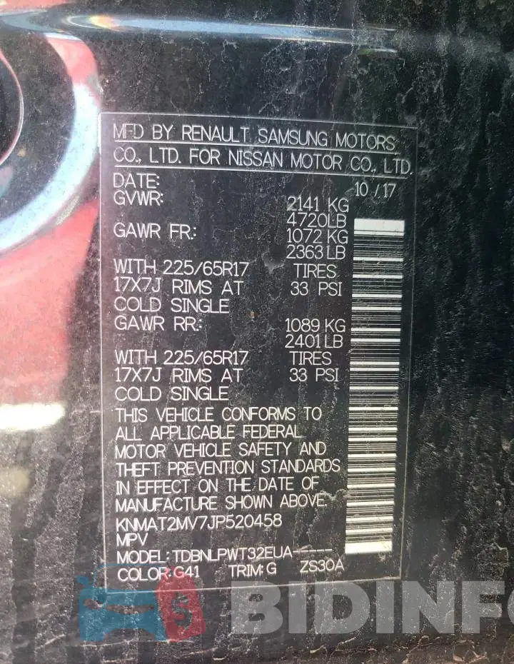 KNMAT2MV7JP520458 Photo# 12