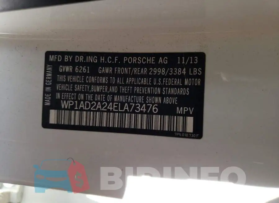 WP1AD2A24ELA73476 Photo# 12
