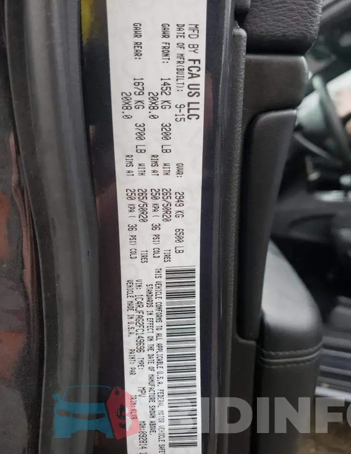 1C4RJFAG2FC149696 Photo# 13