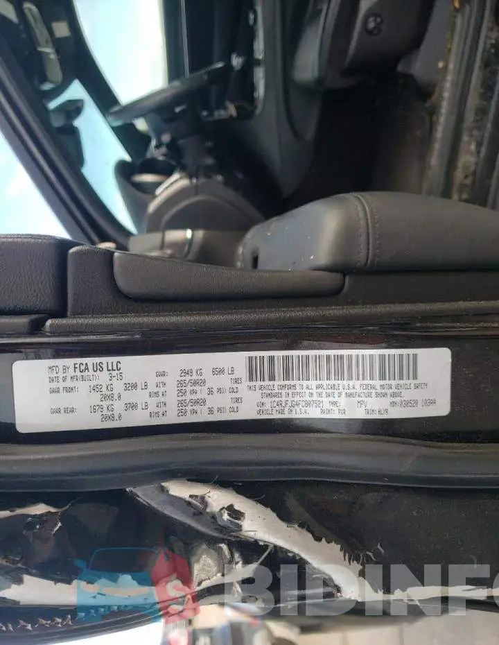 1C4RJFJG4FC807521 Photo# 12