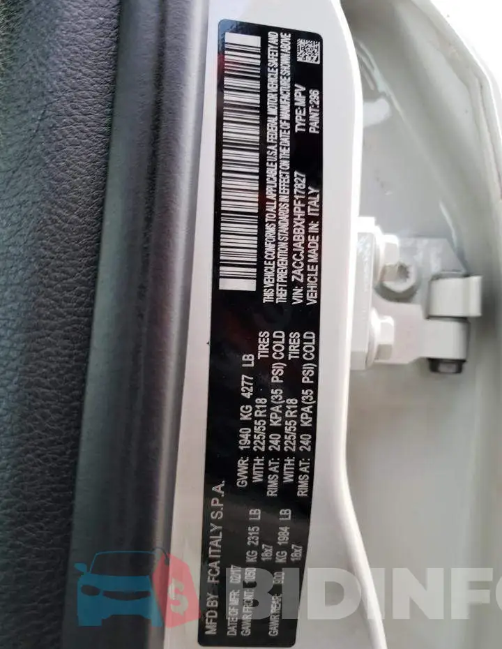 ZACCJABBXHPF17827 Photo# 12