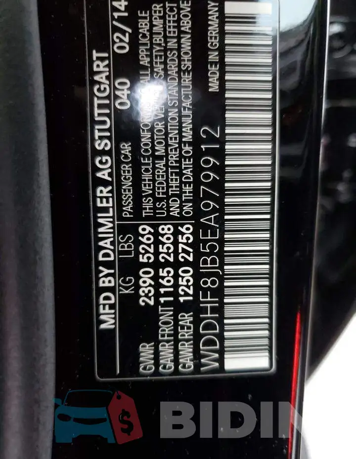 WDDHF8JB5EA979912 Photo# 12