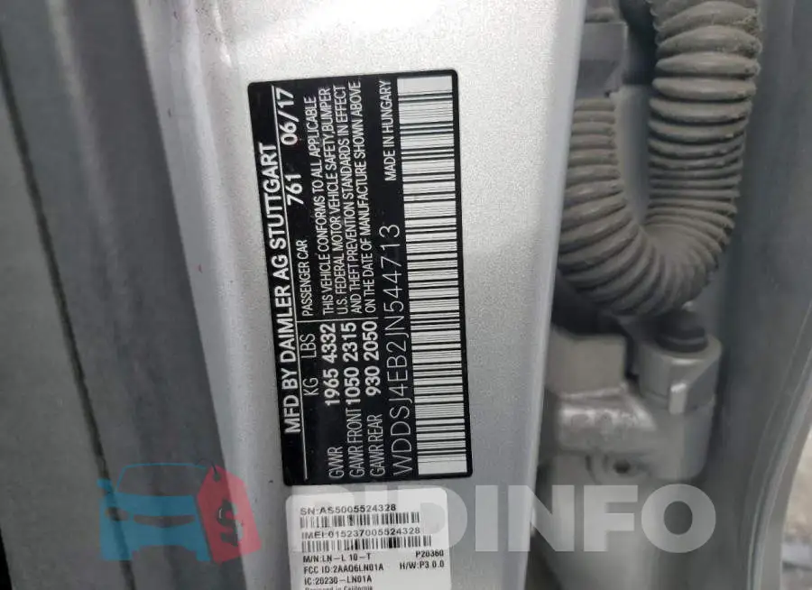 WDDSJ4EB2JN544713 Photo# 12
