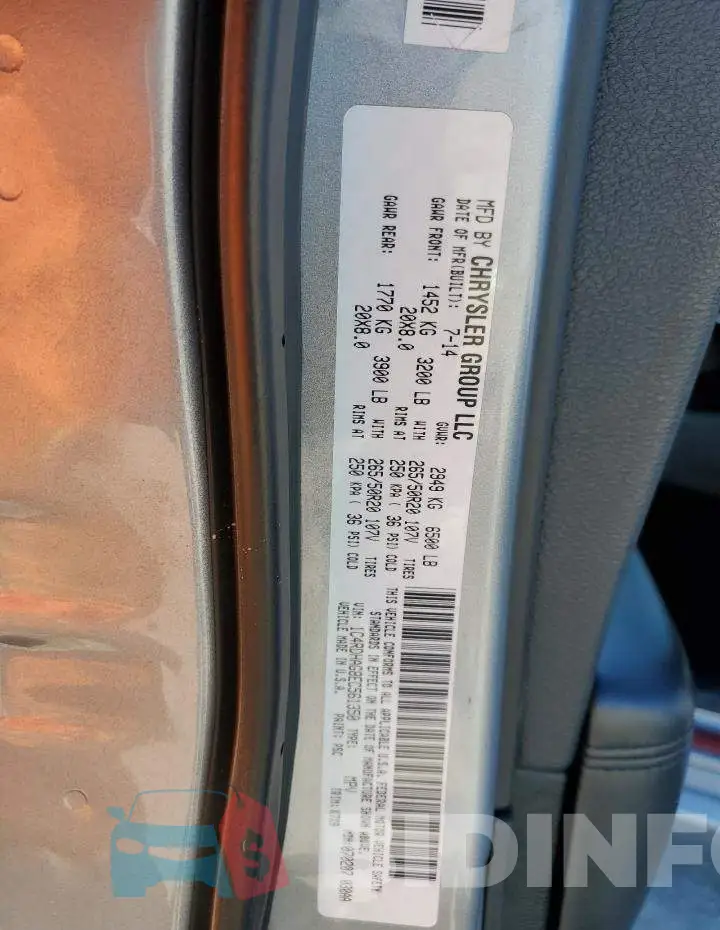 1C4RDHAG8EC561350 Photo# 13