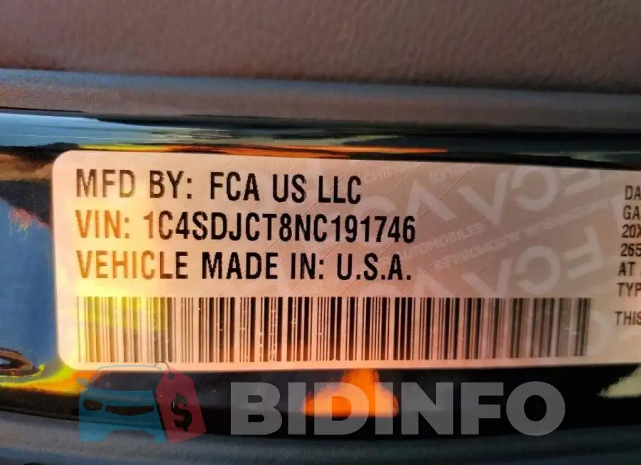 1C4SDJCT8NC191746 Photo# 13