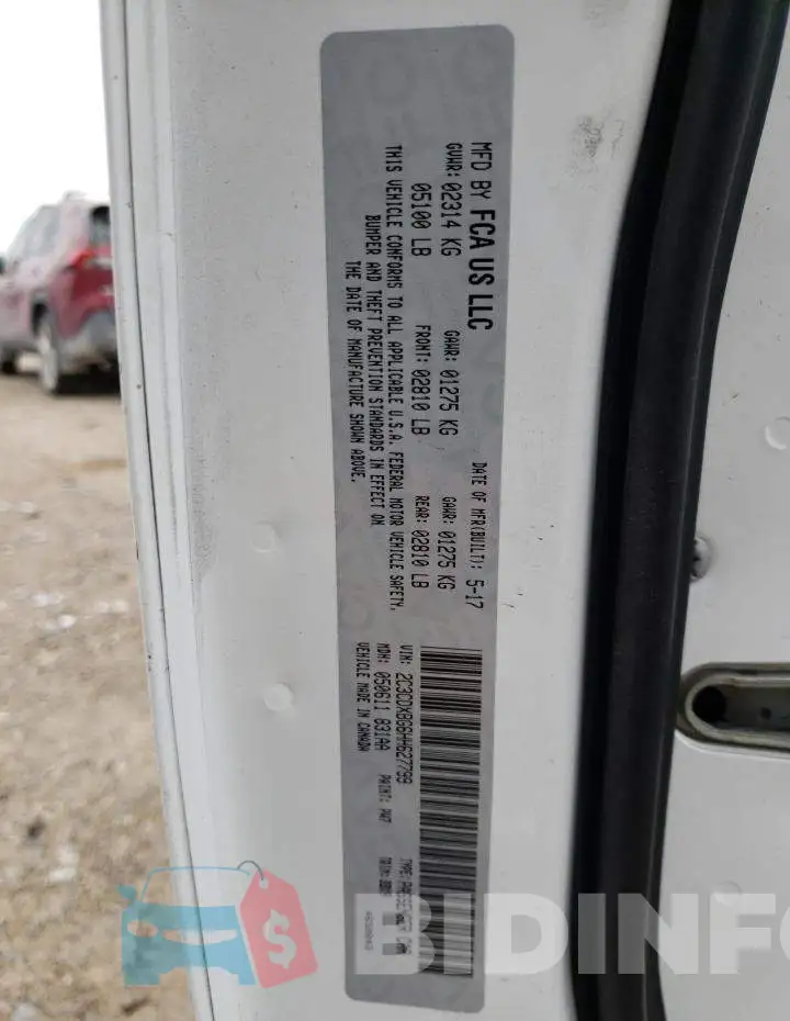 2C3CDXBG6HH627799 Photo# 12