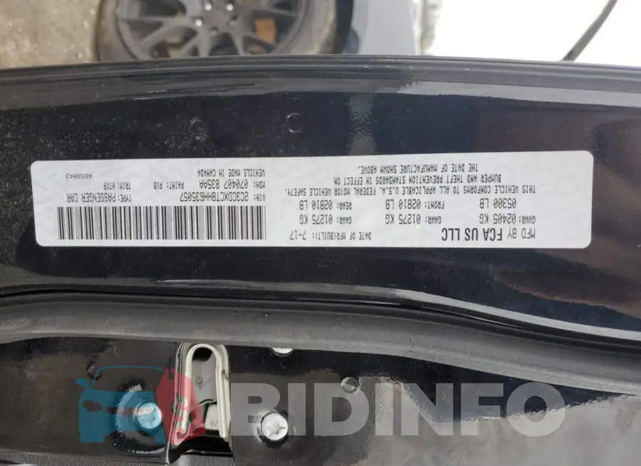 2C3CDXCT8HH635057 Photo# 13