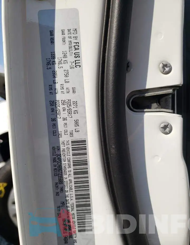 3C4PDCAB9GT235689 Photo# 10