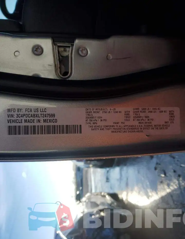 3C4PDCABXLT247599 Photo# 13
