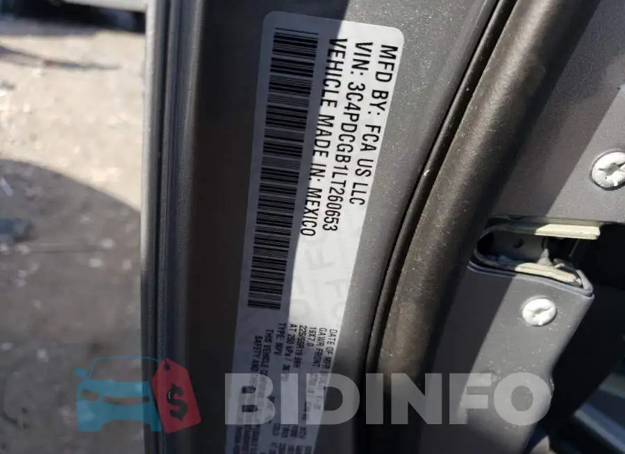 3C4PDCGB1LT260653 Photo# 13