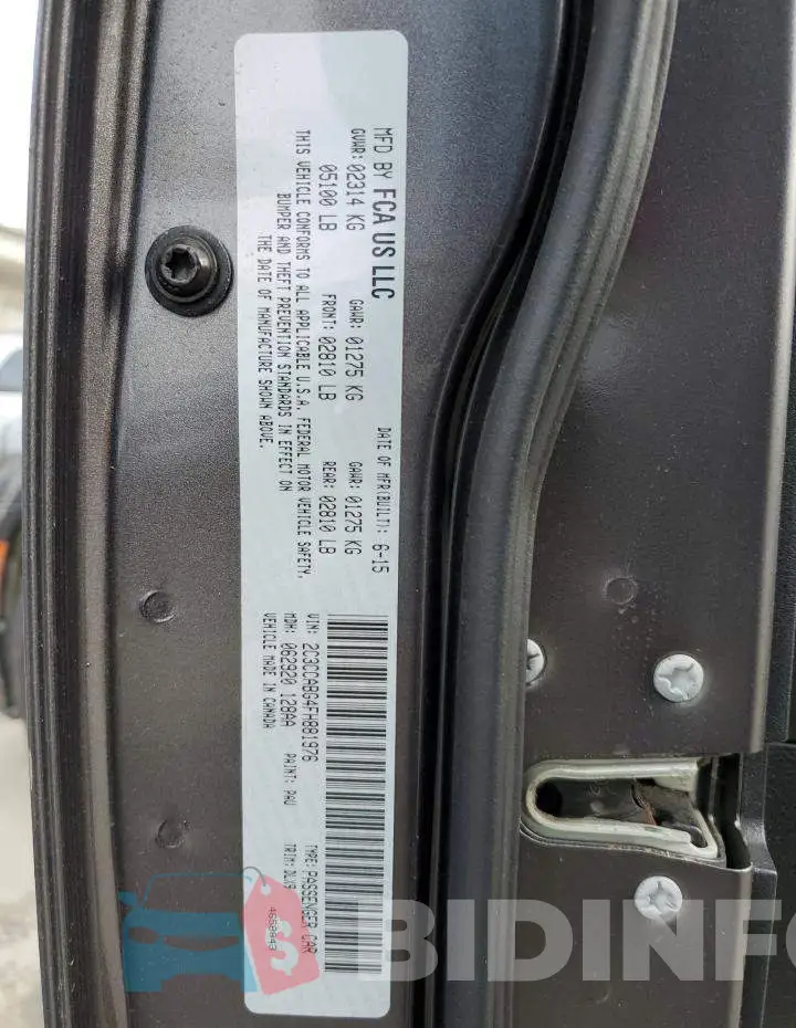 2C3CCABG4FH881976 Photo# 12