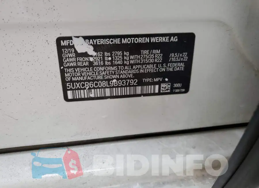 5UXCR6C08L9B93792 Photo# 13