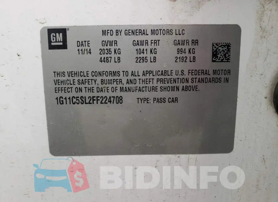 1G11C5SL2FF224708 Photo# 10