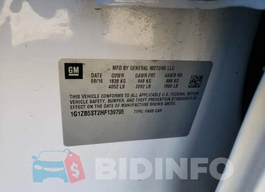 1G1ZB5ST2HF139795 Photo# 12